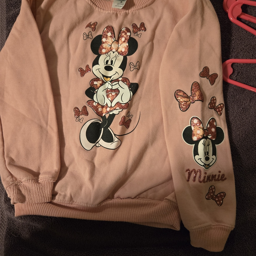 Disney Minnie Mouse Pink Kids Sweatshirt